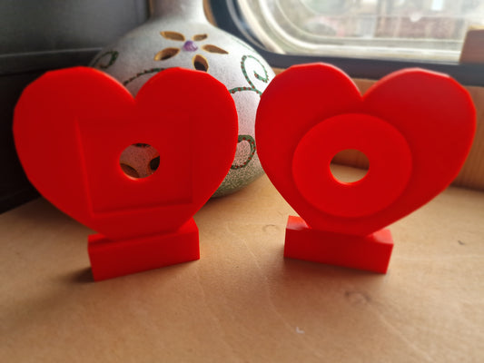 Heart Frame ONLY for photo magnets – Round or Square | Personalised Fridge Magnet